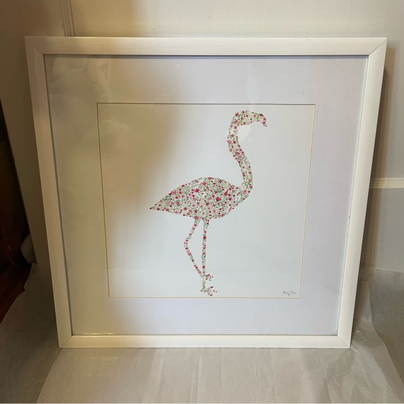 not branded Other - SOLD-Flamingo 🦩 floral frame